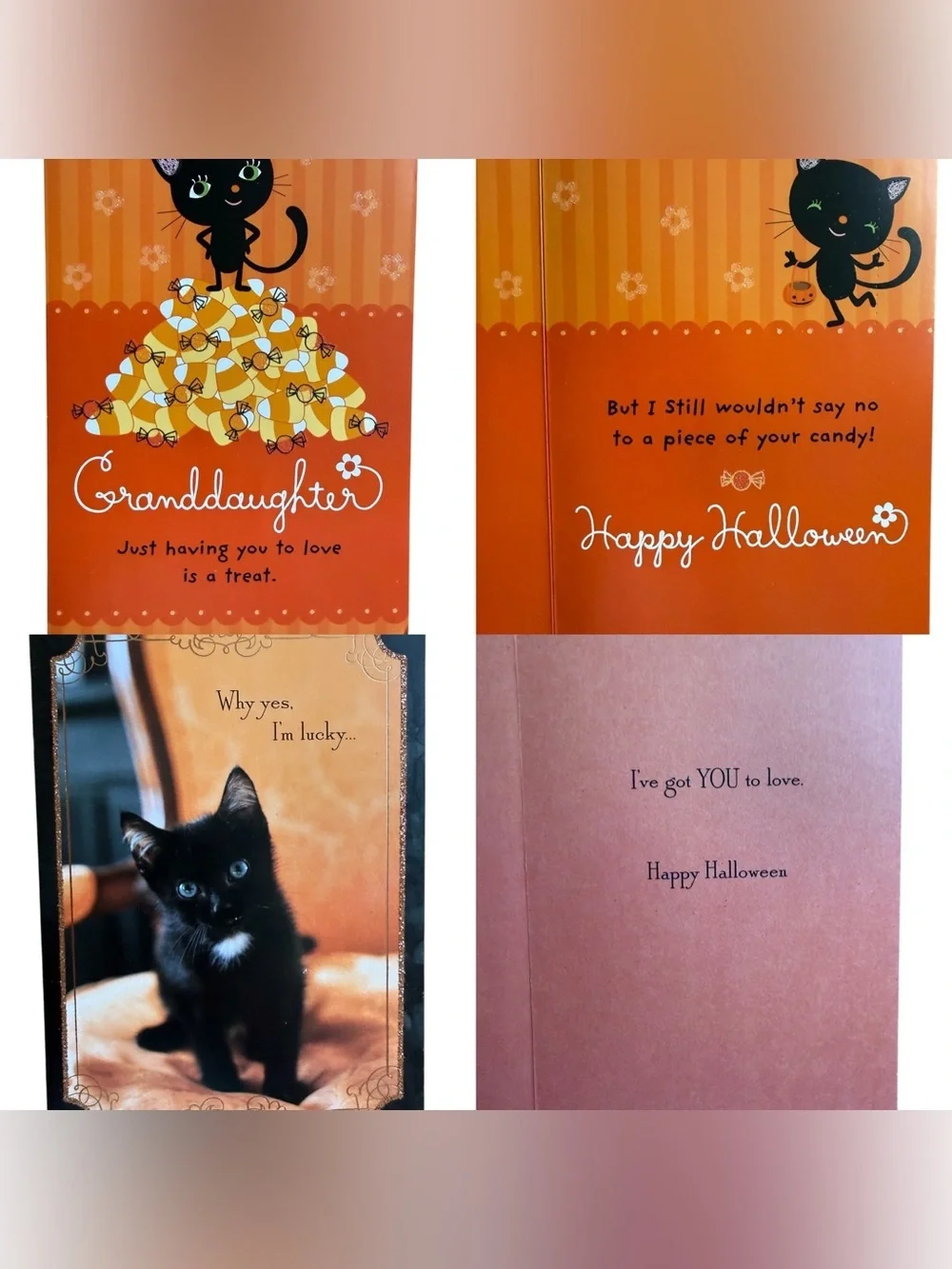 🫶🏻 9 Halloween Cards & Envelopes plus Stickers